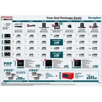 Europace - Otimmo Hob Hood Package Deal A